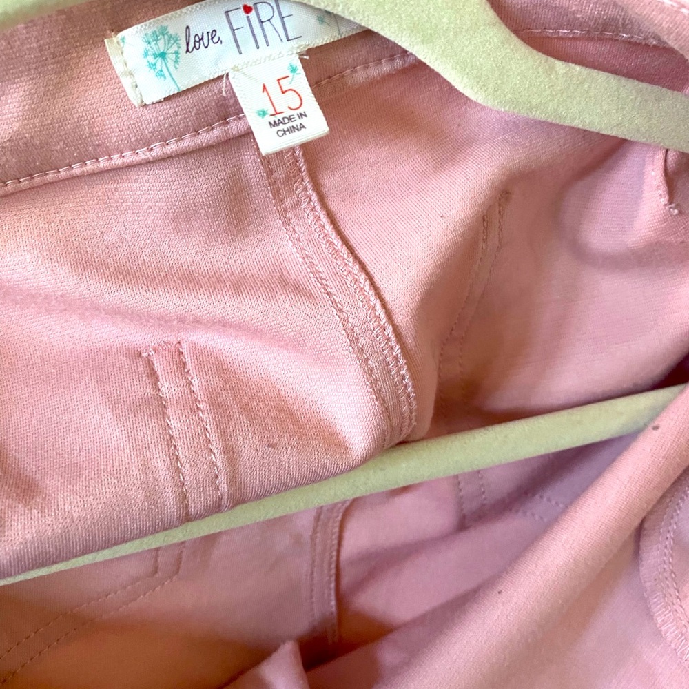 Love Fire stretch jeans for women ladies peach